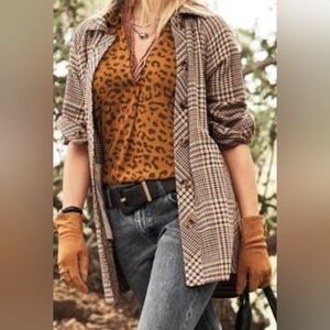 Cabi Colorful Countryside Plaid Button Shacket/Jacket Size S/CH/P